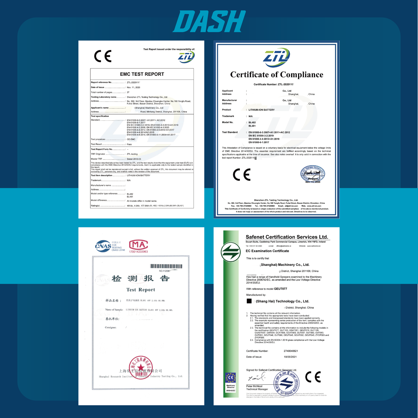 DASH DFB04.01 專業背包噴霧器和消毒機