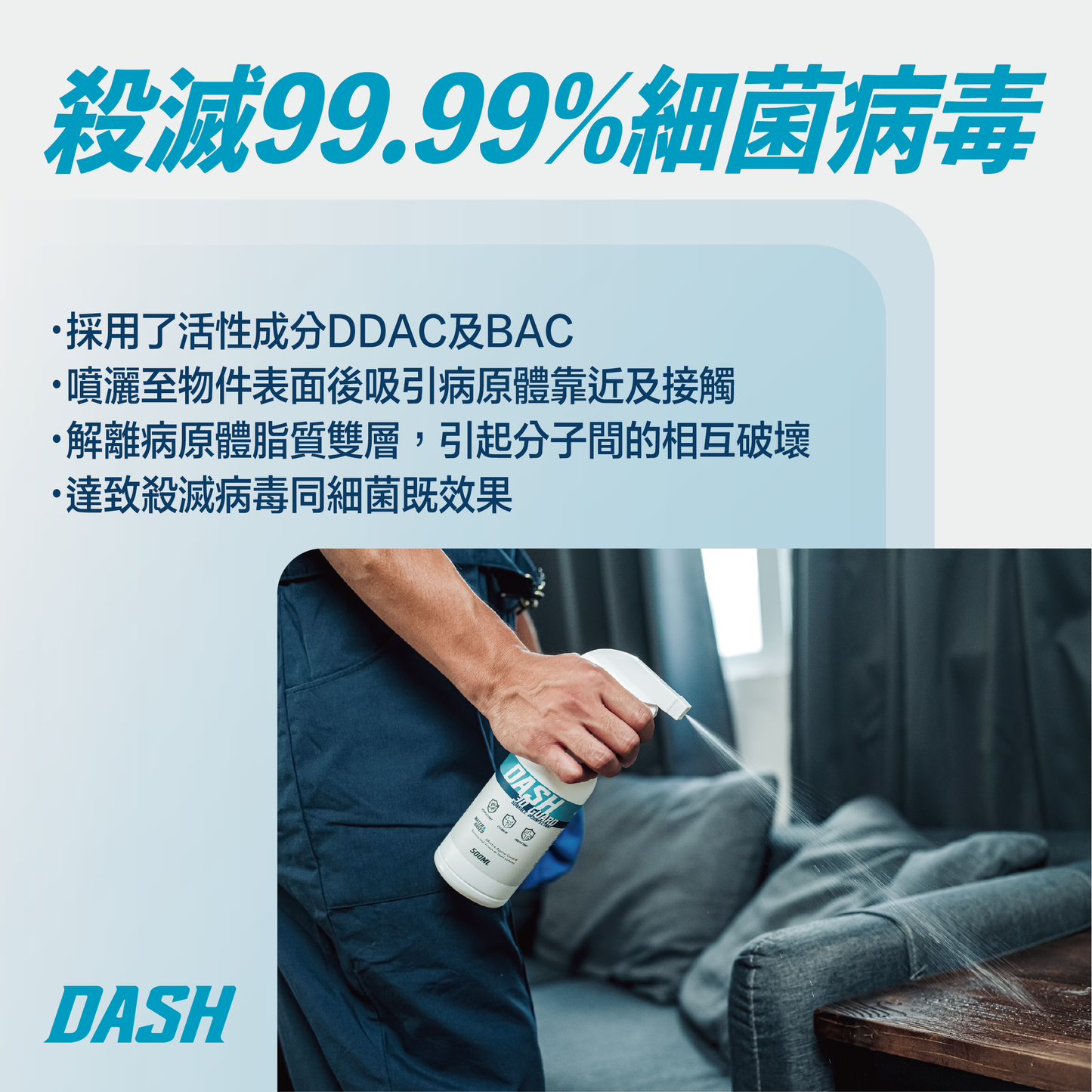 DASH-30 防護醫院級抗菌塗層消毒劑 （5L）